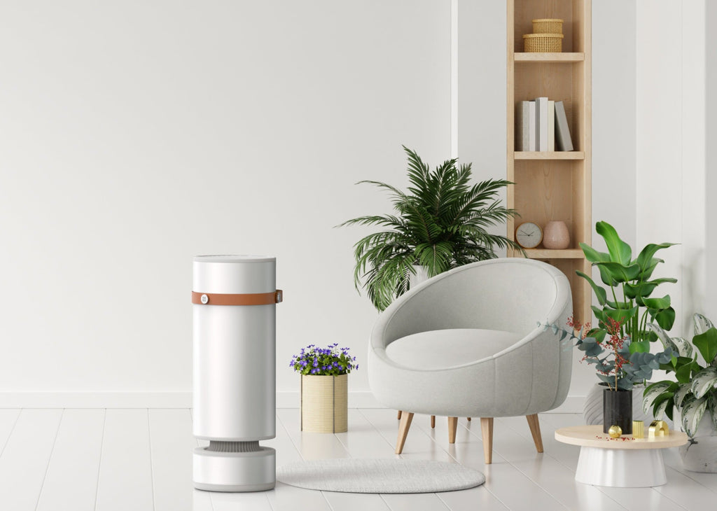 Heatbit Mini heater-purifier in a minimalistic interior