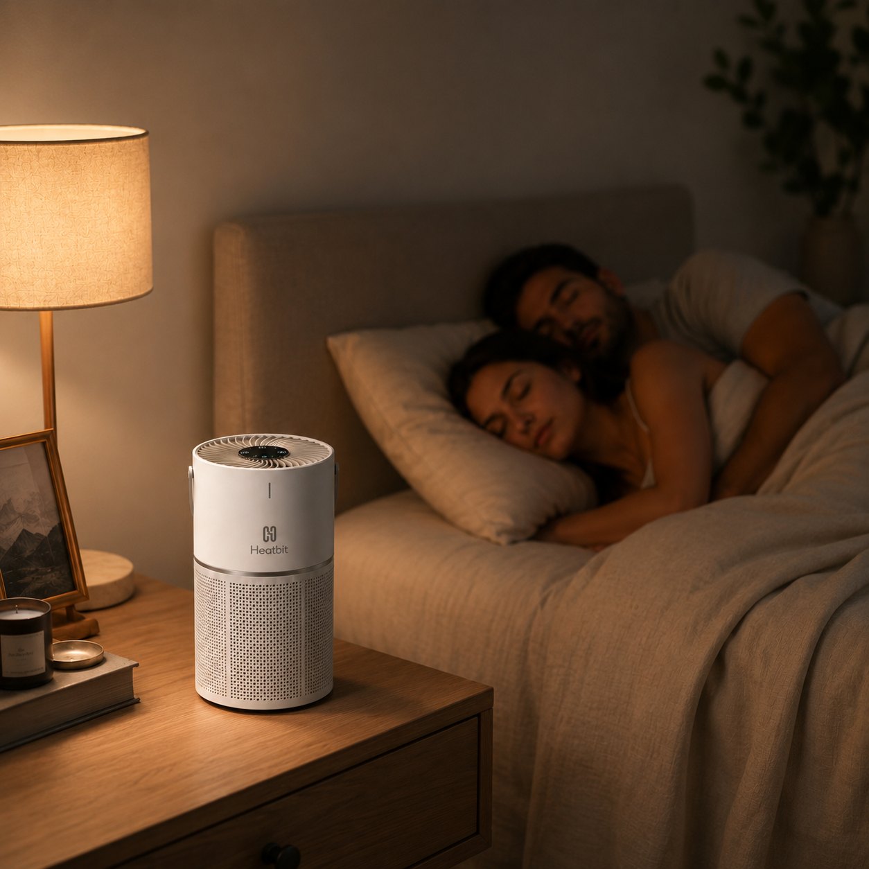 Bitair at home with family