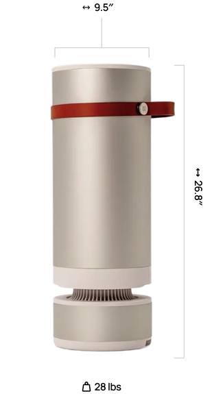Heatbit Trio heater with dimensions